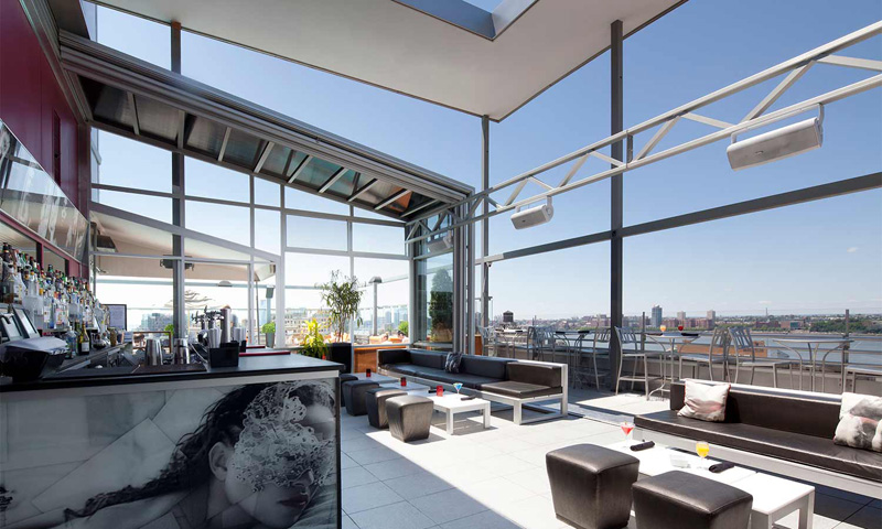 Bar Plunge, hôtel Gansevoort, New York